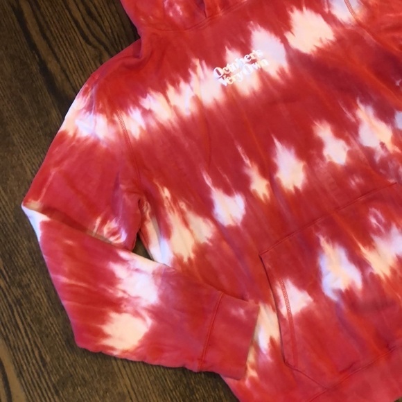 RED Tie Dye OVO Hoodie - Picture 3 of 8